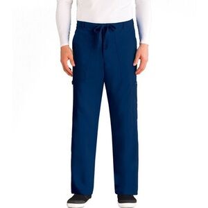 Grey’s Anatomy Navy Blue Indigo 5 Pocket Drawstring Scrub Nursing Doctor Pants